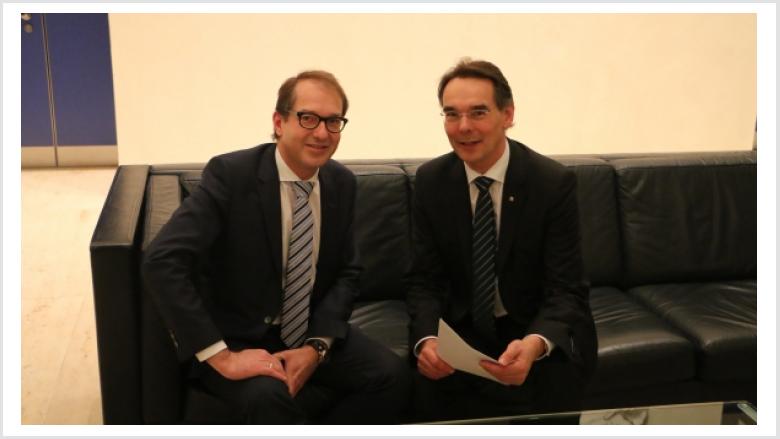 Alexander Dobrindt und Ingbert Liebing Alexander Dobrindt und Ingbert Liebing